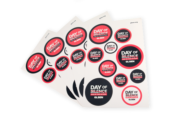 Day of (No) Silence Sticker Sheet (pack of 4)