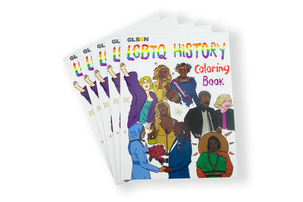 LGBTQ History Coloring Book (Pack of 5)